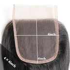 Liang Dian 16 Inch Human Hair Bundles Natural Color 4 Bundles With 14" Closure 12A Brazilian Virgin Hair 100% Unprocessed Straight Human Hair Bundles(16" 16" 16" 16" with 14" Closure)