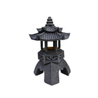 YLSMILE Solar Pagoda Lantern Garden Statue: Japanese Zen Lantern Garden Decor-LED Figurine Lamp Pagoda Statue Figurine for Home Table Outdoor Decor