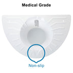 4 Pack Urine Collection Hats for Toilet, Durable Graduated Specimen Collector Pans Stool Sample Collection Kit Fits Over Toilets and Commode 30oz