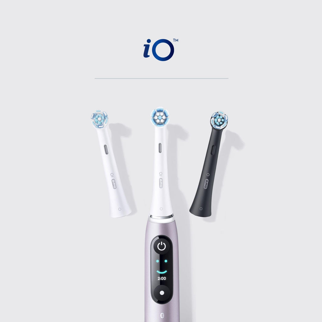 Oral-B iO Gentle Care Replacement Toothbrush Heads, Soft Bristles, 4 Count, Compatible with Oral-B iO