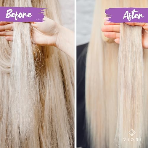 Viori Purple Conditioner Bar - Handcrafted with Longsheng Rice Water & Natural Ingredients - Blonde Hair Toner to Neutralize Brassy Tones