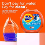 Tide PODS Laundry Detergent Soap Pacs, HE Compatible, 112 ct, Powerful 3-in-1 Clean, Clean Breeze
