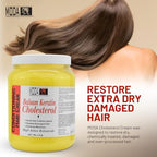 MODA - Cholesterol Deep Conditioning Hair Cream with Keratin, Panthenol, Collagen Amino Acids, Jojoba Oil, and Vitamin E – 64 Oz