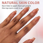 BTArtbox Short Coffin Nail Tips - Soft Gel Nail Tips Strong Adhesion Natural XCOATTIPS with Tip Primer Cover, Fake Nails Press On Nails Short Extensions Kit for Nail Art DIY