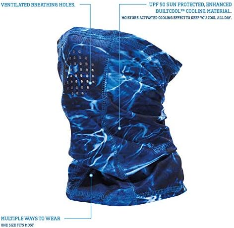 HOT SHOT Cooling Fishing Gaiter - UPF 50 Sun Protection – Breathable Face Mask