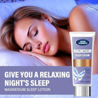 Magnesium Cream for Sleep, Nighttime Magnesium Lotion for Kids & Adults, Natural Calming Cream Support for Sleep, Stress Relief & Calm Mood, Rapid Absorption, Purple