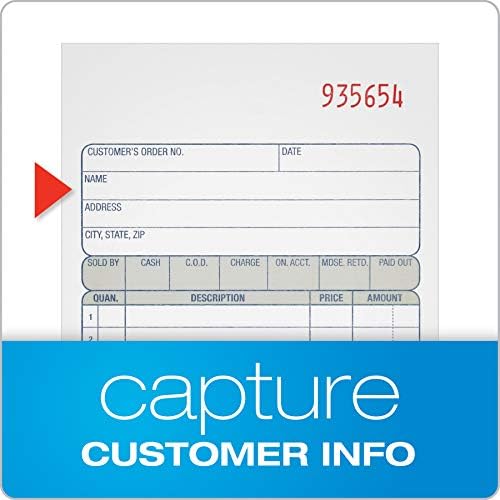 Adams Job Invoice Forms, 100 Sets, White, 8-1/2 x 11 Inches and Adams Sales Order Book, 50 Sets, White/Canary, 4-3/16 x 7-3/16 Inches