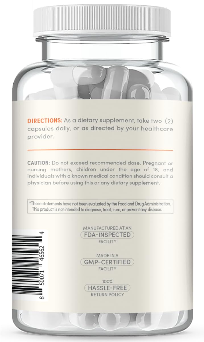 Diosmin Hesperidin 1000mg Circulation and Vein Support Supplement - High Strength Hesperidin & Diosmin Complex 1000mg per Serving Varicose Leg Vein Supplement - Vegan & Non-GMO (30 Servings)