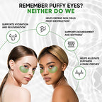 Under Eye Patches for Puffy Eyes, Dark Circles, Undereye Bags - Green Tea Skincare Treatment Mask for Wrinkles, Puffiness Reducer - Hyaluronic Acid, Collagen,Caffeine - Gifts for Women & Men - 60 Pads