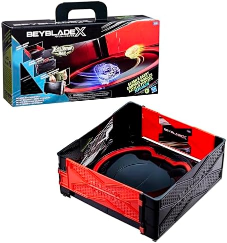 Beyblade X Clash & Carry Beystadium Battle Arena Spinning-Top Toys, Kids Gifts, Ages 8+