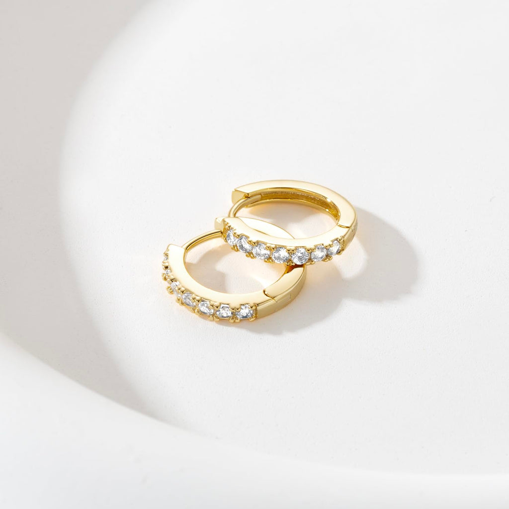 NEARLAND 14K Gold Hoop Earrings for Women 14K Gold Earrings for Women