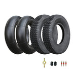 2-Pack 16"x 4.80/4.00-8 Universal Replacement Pneumatic Tire and tube-TR13 Straight Valve Stem,435LBS Load,for TRUPER Wheelbarrow,Yard Trailer,Mower,Hand Truck,Garden Trailer,Utility Cart,Wagon