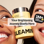 Gleamin Vitamin C Clay Mask for Dark Spots - Brightening Clay Face Mask with Turmeric, Deep Cleansing & Pore Refining Treatment, Helps Improve Uneven Tone & Post-Blemish Texture, 2.5 oz Up to 20 Uses