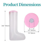 mosago Waterproof Cast Covers for Shower Leg, Soft Comfortable full Leg Protector for Shower Adult, Keep Wound/Bandage Dry Bath, Broken Legs/Knee/Foot/Ankle, Reusable Wound Care Supplies (Pink)