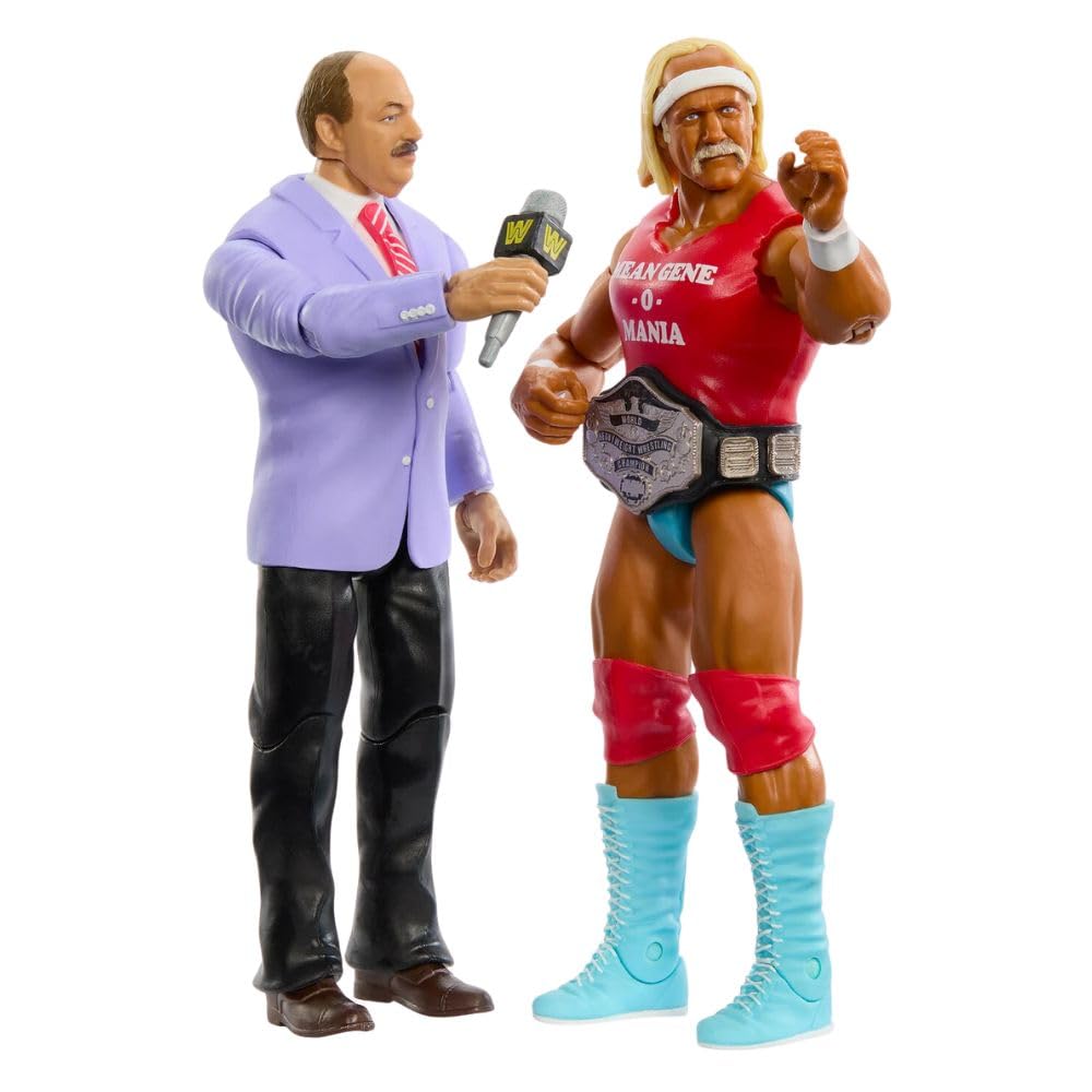 WWE Mattel Main Event Showdown Hulk Hogan and Mean Gene 2-Pack