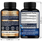 Magnesium Glycinate - Sleep & Relaxation Support - Extra Strength Glycinate, Glycine & Taurine 1500 mg - Magnesium Supplement for Women & Men - Chelated & High Absorption - Made in USA - 120 Capsules