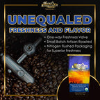 Mt. Whitney Colombia Monte Sierra Organic, Single Origin, Medium Dark Roast, Smooth Full Flavored, Low Acid Coffee (Whole Bean, 12 Oz)