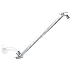 OFFO Shower Head Extension Arm, 16 in Shower Extension Arm with Locking Nut, Adjustable Shower Arm Extender, G1/2 Connector for Fixed Shower Head & Handheld Showerhead, Chrome