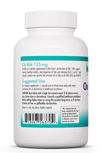 Nutricology Ox Bile 125 mg - Supports Fat Digestion - Delivers 125 mg Concentrated Bile Salts per Serving - Hypoallergenic & Vegetarian - 180 Servings - 180 Capsules