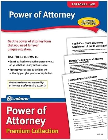 Adams Power of Attorney Forms Pack, Includes Forms and Instructions (ALFP126)