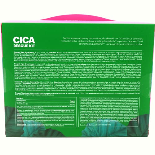 Dr.Jart+ Cica Rescue Kit (Cicapair Tiger Grass Serum, Cream, Mist, Treatment)