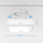 Rechargeable Motion Sensor Closet Light, Rechargeable Battery Operated Ceiling Light Wireless, 500LM Wireless Motion Activated Light for Shower Stairs Hallway Pantry Porch Garage, 5000K 3 Pack