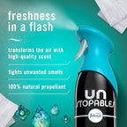 Febreze Air Mist Air Freshener Spray, Odor-Fighting Room Spray, Air Fresheners for Home and Bathroom and Kitchen, Aerosol Can, Unstopables Fresh Scent, 8.8oz, 1 Count