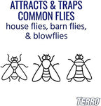 TERRO Fly Magnet Disposable Outdoor Fly Trap with Bait T524
