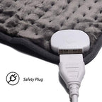 New 2023 Ruqiji 17''x33'' XXXL King Size Heating Pad with Fast-Heating Technology&6 Temperature Settings, Flannel Electric Heating Pad/Pain Relief for Back/Neck/Shoulders/Menstrual Pain/Leg Cramp