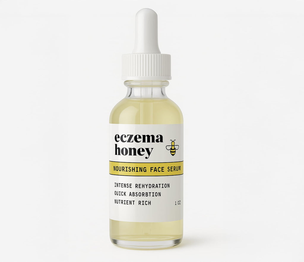 ECZEMA HONEY Nourishing Face Serum - Daily Hydrating Serum - Face Oil for Eczema, Dry & Sensitive Skin (1 Oz)