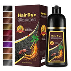 Hair Dye Shampoo Silver Gray, 3 in 1 Long-Lasting Hair Color Shampoo with Herbal Ingredients, Instant Magic Hair Dye, Easy Application Shampoo Para Canas for Women Men 16.9 Fl Oz