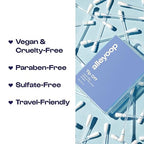 Alleyoop Cotton Swabs for Makeup, Tip Off Liquid-Filled Makeup Removing Swabs (24 Count, 3 Pack) - Easy-To-Use & Space Saving Makeup Remover - Disposable Cotton Tips for Eye, Lip, Eyebrow, & Eyeshadow