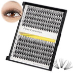 10+12mm Mixed 12+14mm Mixed Tray Mink Eyelash Extension Natural 3D Russian Volume Faux Eyelashes Individual 20D Cluster Lashes Makeup (16mm+18mm Mixed)