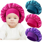 3 Pcs Baby Bonnets for Sleeping,Infant Sleep Cap Hair Bonnet for Baby Girls,Boys,Toddler