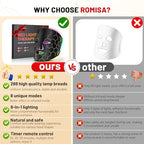 Red Light Therapy Mask for Face, 8-1 Colors Light Facial Skin Care Mask, Red Light Therapy Mask At Home, 660nm&850nm Infrared Light Therapy Device Mask With Timer Remote Control, Relife, Active