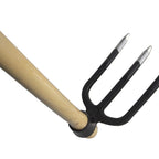 Paiaojia 55-Inch Pure Solid Wood Replacement Handle for Garden Hoe Digging Spading, Surface Coated with Protective Paint, Clear Finish, Convenient and Durable (Spade & Fork Head Not Included)