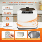 TOREAD Portable Infrared Steam Sauna with 660nm Red Light Therapy Saunas for Home,Personal Sauna Tent with 3L 1200W Steamer, Adjustable Temperature, Timer Setting, Remote Control, Folding Sauna Chair