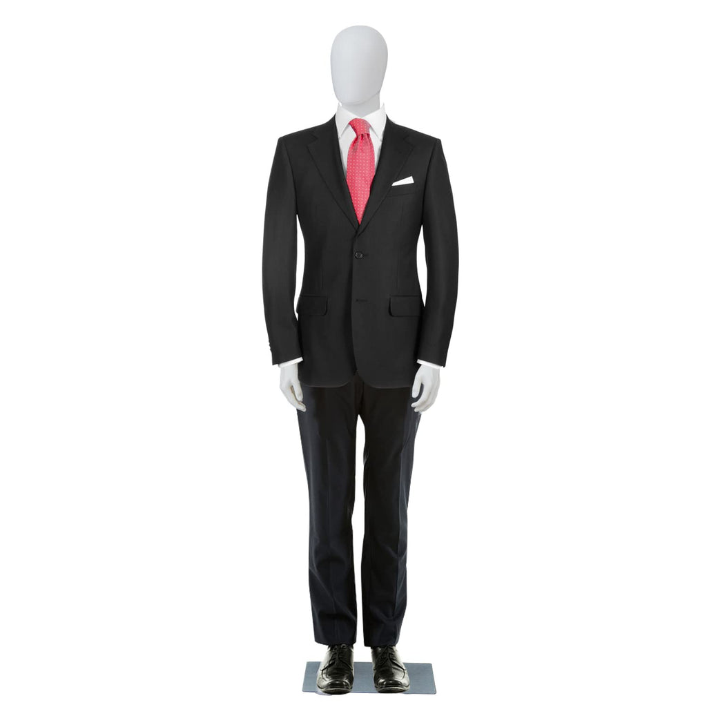 Kinfant 6Ft Male Mannequin Dress Form Display - Manikin Torso Stand Realistic Full Body Mannequin for Retail Clothing Shops, Halloween Christmas Cosplay, White
