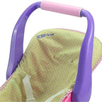 JC TOYS ADJUSTABLE CARRIER – Converts from Rocking Baby Carrier to Feeding Seat – Perfect for Children 2+ , Pink , 16 inches