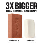 Duke Cannon Supply Co. Extra Large Bar Soap Bundle - Men's Bar Soap with Masculine Scents - American-made soap - All Skin Types - Big Brick of Soap - Midnight Swim, Sawtooth, Bourbon - 10 oz (3 Pack)