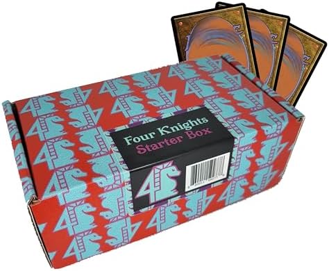 Four Knights: MTG TCG Starter Collection Commander EDH Booster Box 500+ Assorted Cards with Rares, Foils, and Mythic Compatible with Magic