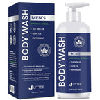 Tea Tree Body Wash: Antifungal Soap for Men - Eliminates Body Odors & Skin Irritations - 11.8fl oz/350mL