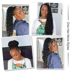Boho Majesty Twist Crochet Hair 26" - 8 Packs Black Pre Twisted Micro Passion Twist Crochet Hair Curly Senegalese Dreadlocks Extensions Pre-looped Soft Locs Braids for Women Synthetic