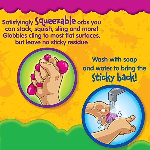 Crayola Globbles Squish Toys (16ct), Sticky Stress Ball for Kids & Adults, Calming Sensory Fidget Toys for Classrooms, Stress Relief Fidget Balls, Back to School Gift