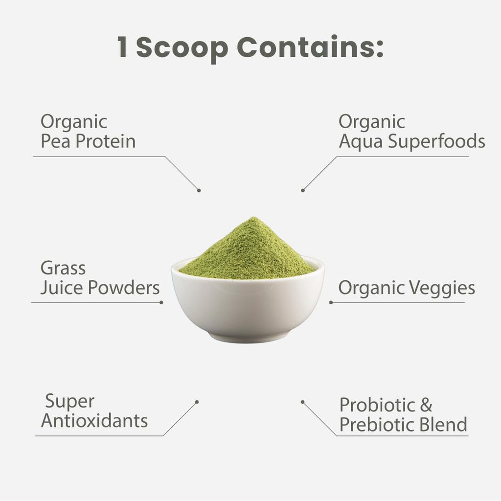 Paradise Herbs ORAC Energy Protein & Greens Powder, Antioxidant Power of 24 Servings of Fruits & Vegetables in 1 Scoop + 20g Protein, Unflavored, 15 Servings
