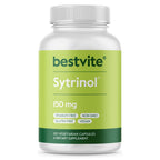 BESTVITE Sytrinol 150mg (120 Vegetarian Capsules) - Patented Blend of Natural Citrus and Palm Fruit extracts - No Stearates - Vegan - Non GMO - Gluten Free