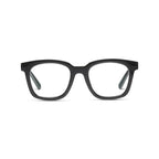 Peepers by PeeperSpecs Women's to The Max Square Blue Light Blocking Reading Glasses, Black, 49 + 1.5