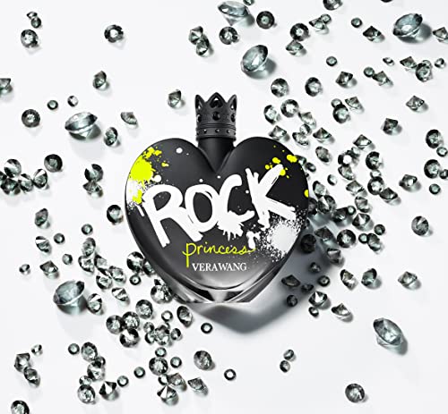 Vera Wang Rock Princess Eau de Toilette 1.7 fl oz (Pack of 1), Notes of Peach, Jasmine, and Vanilla, Women's Fragrance, Long Lasting, Everyday Fragrance, Travel Size