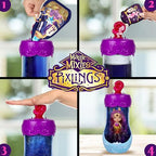 Magic Mixies Pixlings Deluxe Pack, Pippa The Firehorse, Shimmer Reveal, Create & Mix Potion That Magically Reveals 6.5" Pixling Doll Inside Potion Bottle - Exclusive Mini Mixies & 6 Hair Accessories