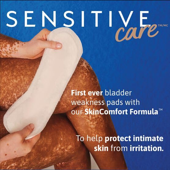 TENA Intimates Ultra Thin Light Bladder Leakage Pad for Women, Light Absorbency, Regular Length, 2 Pack 60 Total